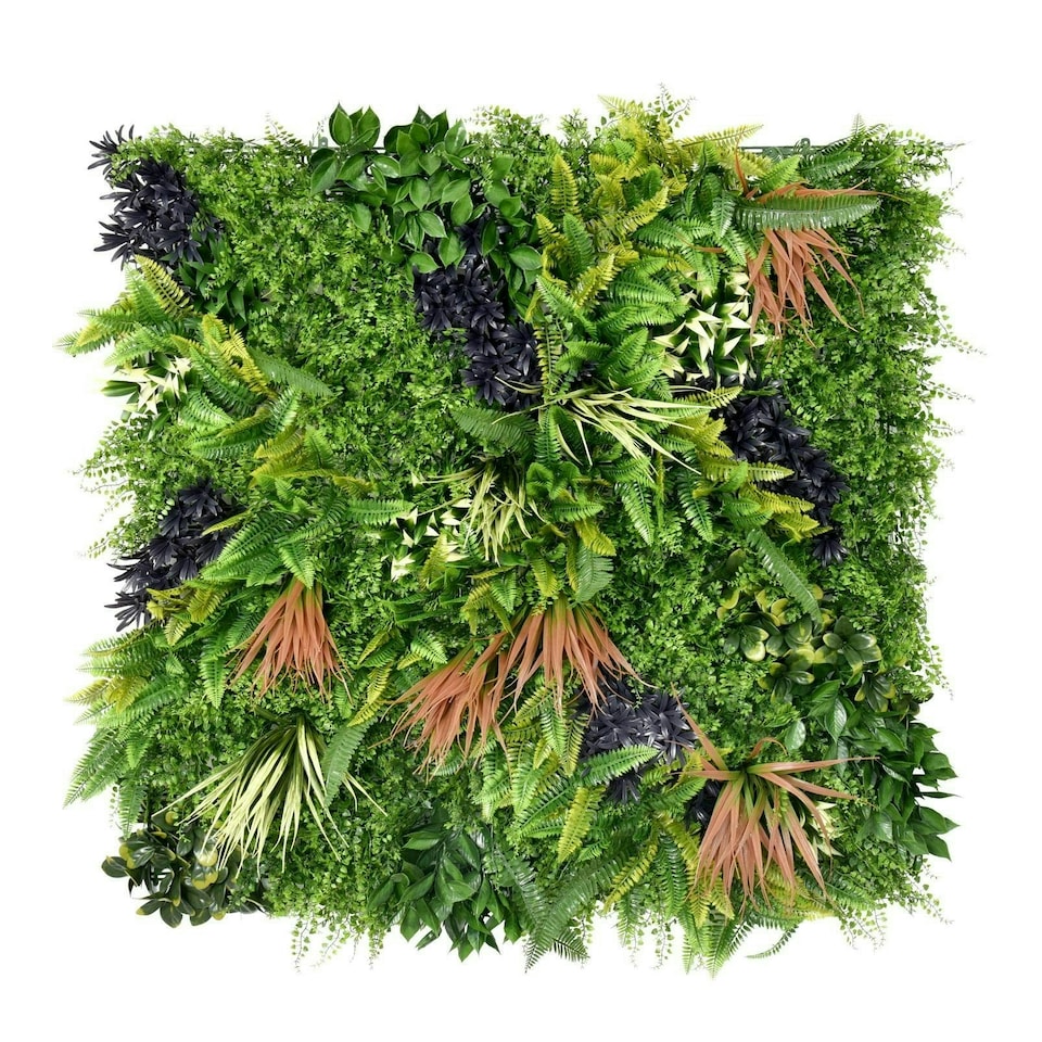 image 1 of True Products Combo Set of 3 Premium Artificial Living Wall Green Plant Panels 1m x 1m Charm A B C