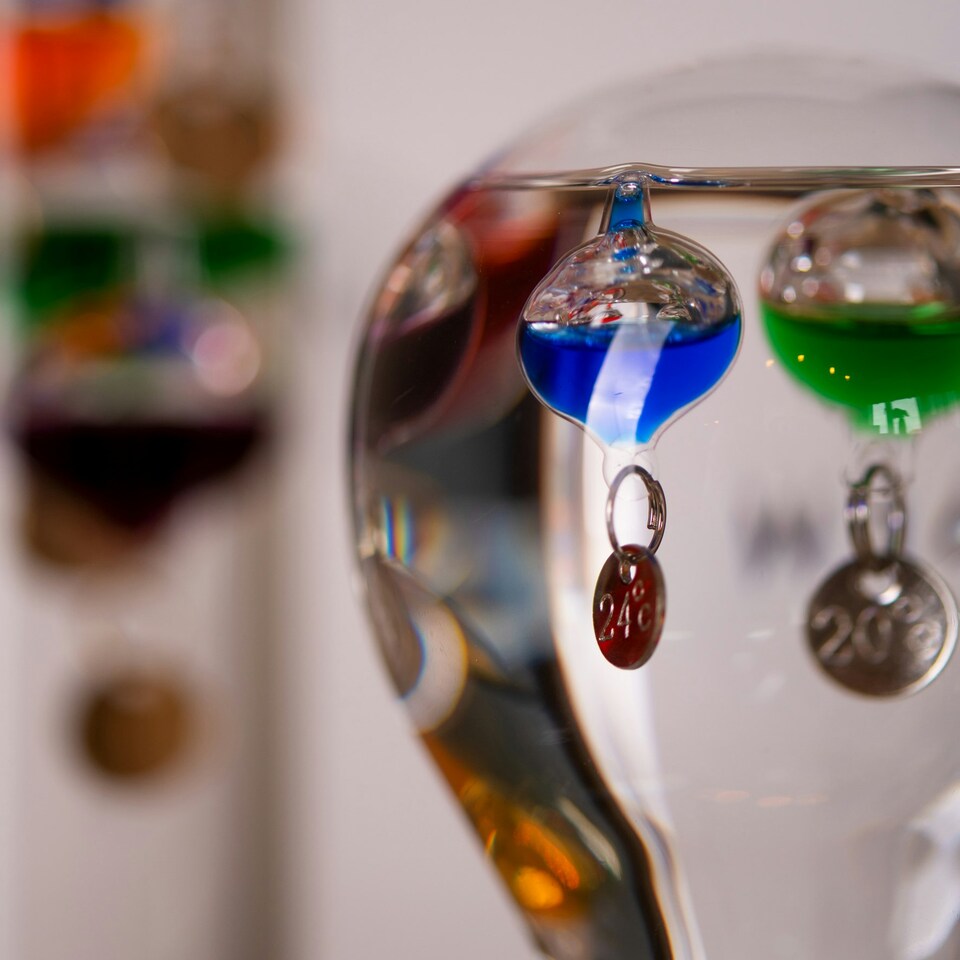 image 1 of Wm.Widdop Light Bulb Galileo on Metal Stand 18cm