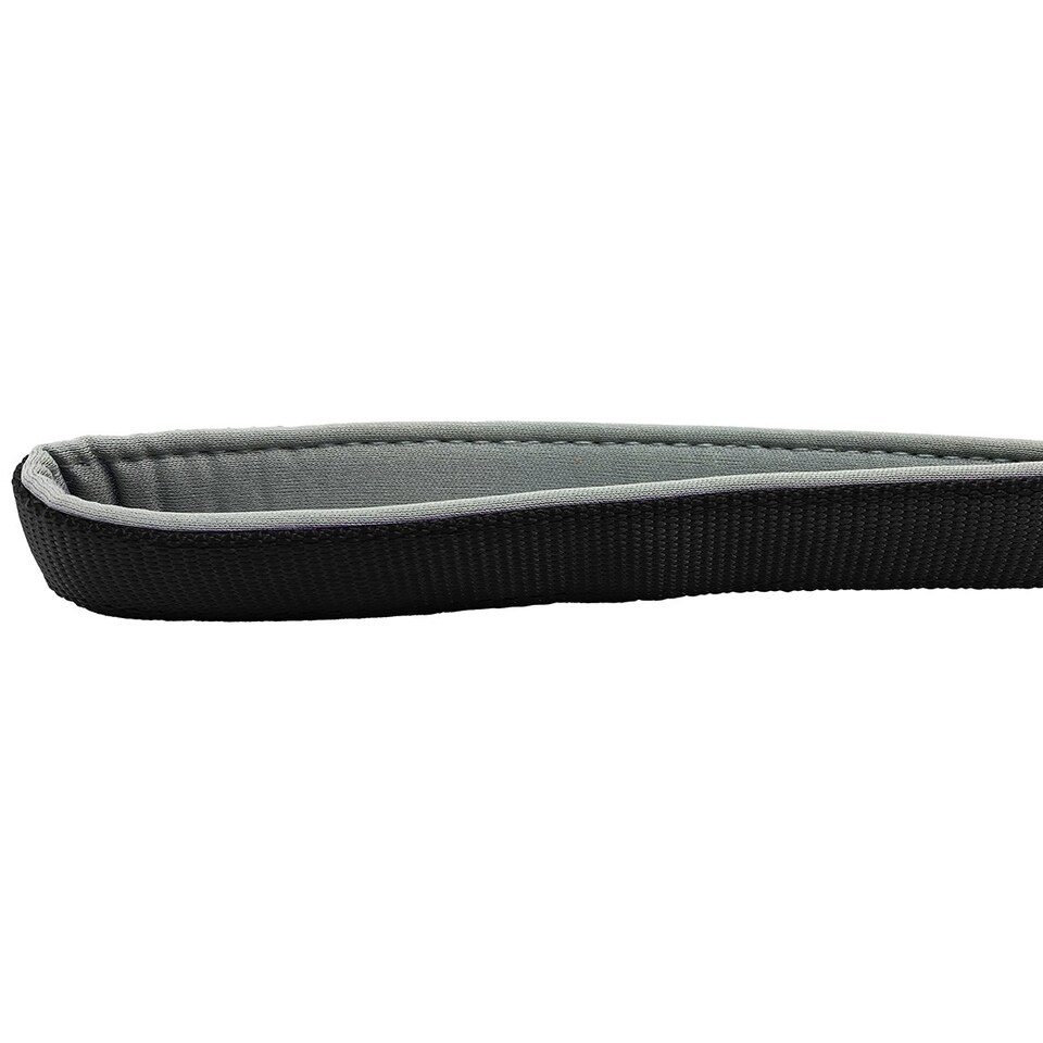 image 1 of HugglePets Padded Nylon Weatherproof Dog Lead Black