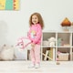 image 2 of AIYAPLAY Stick Horse w Wood Wheels, Pony Neighing, Galloping Sounds White
