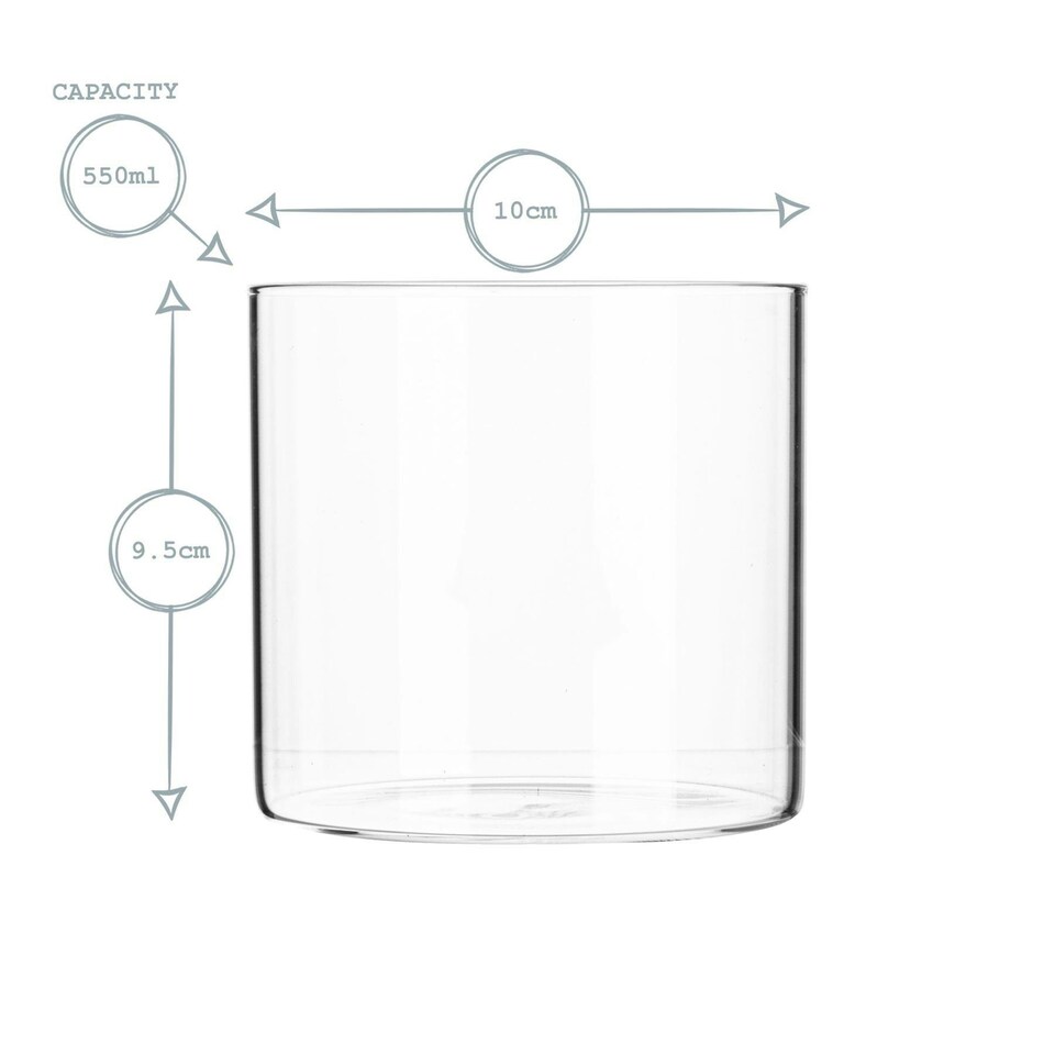 image 1 of Argon Tableware Scandi Storage Jar - 550ml