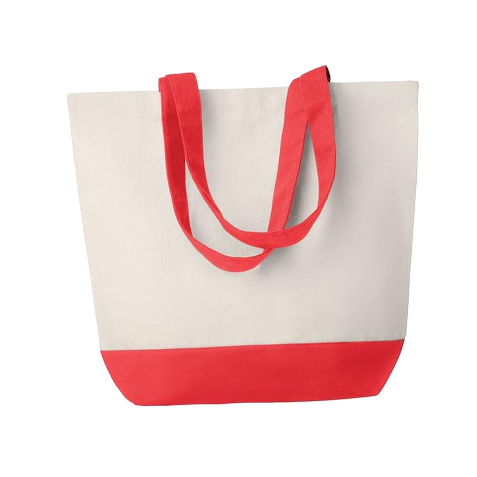 image 1 of MidOcean Kleuren Canvas Bag - Red - One Size | Red