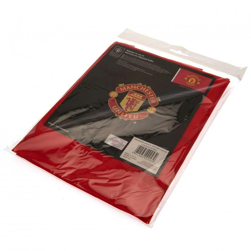 image 1 of Manchester United FC Flag - Red - One Size (UTTA4608)