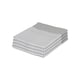 image 1 of Nicola Spring Cotton Tea Towels - 70cm x 50cm - Light Grey Pinstripe - Pack of 4