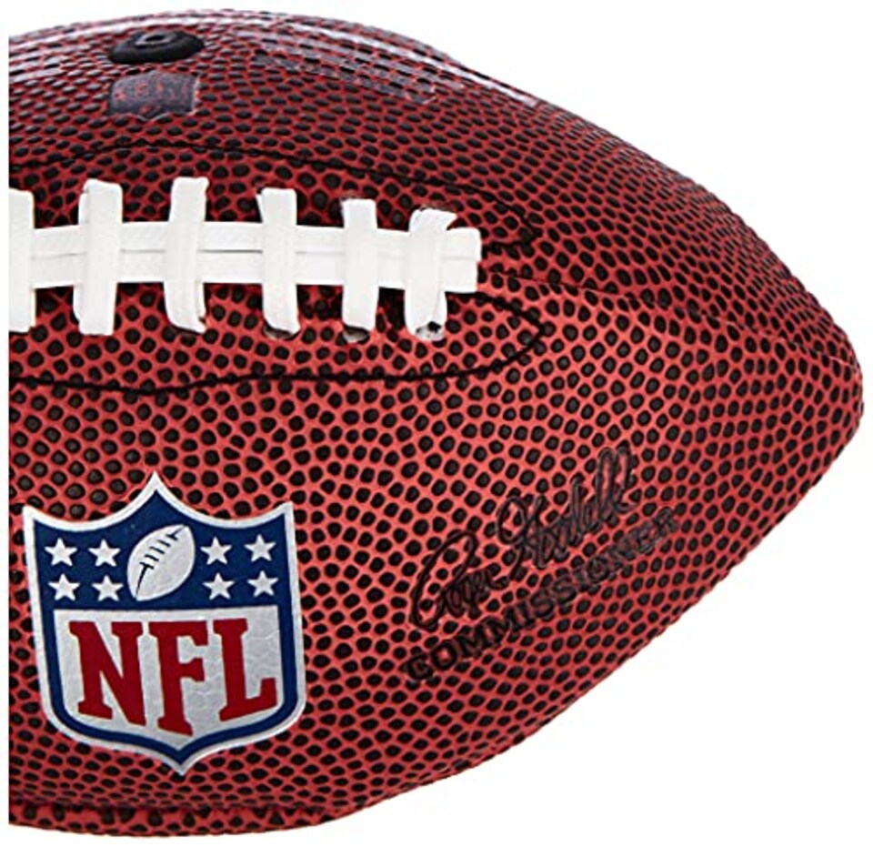 image 1 of Wilson Men's Nfl Football Duke Replica, Brown, Micro