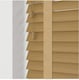 image 2 of 70cm Sahara Oak Faux Wood Venetian Blinds with Tapes (120cm Drop) | Brown | Brown