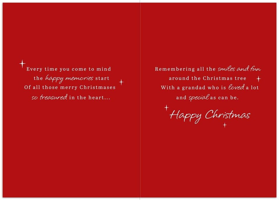 image 1 of Traditional Design Grandad Christmas Card