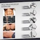 image 3 of HOMCOM Foldable Sit Up Bench 5-Level Adjustable Core Workout for Home Gym Black