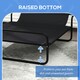 image 8 of PawHut Raised Dog Bed w/ Slope Headrest, for Medium Dogs, 106 x 81 x 33cm