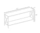 image 4 of Decorotika Xena TV Unit for TVs up to 55 inches 2-tier Metal Frame