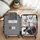 image 8 of Suitcase Set - 3 hard-shell suitcases with telescopic handle, removable wheels | Cream | champagne | 1