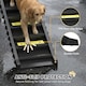 image 4 of PawHut Foldable Dog Ramp for Car, Non-Slip Dog Stairs for SUVs Truck, Black