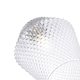 image 3 of Modern and Compact Diamond Design Clear Glass Pendant Lamp Shade - 17cm x 17cm | Clear