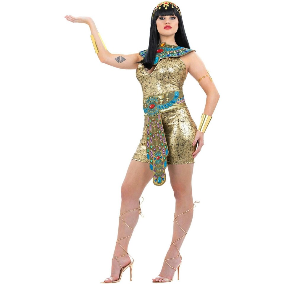 image 1 of Fever Womens/Ladies Egyptian Costume Set - Gold - S S