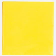 Crepe Paper Yellow 1.5m x 50cm Sheet Art Craft Florists Gift Wrap Coloured Party