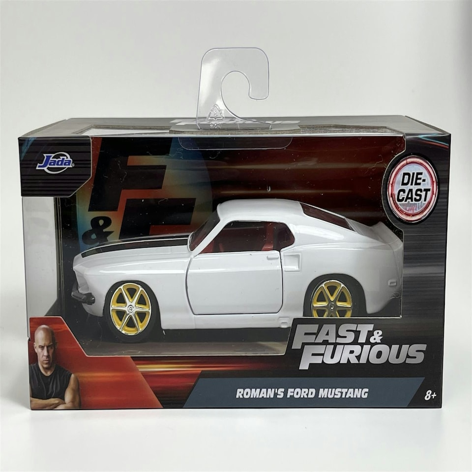 image 1 of Fast and Furious Romans Ford Mustang White 1:32 Scale Jada 99517