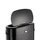 image 2 of Dihl 58L Onyx Black with Black Lid Stainless Steel Auto Touchless Hands-free Sensor Kitchen Waste Dust Bin Automatic Motor