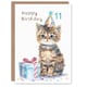 image 1 of 11th Cute Baby Cat Kitten Party Hat Kids Age 11 Year Old Child Birthday Card