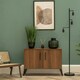 image 1 of ValueLights Balboa Painted Black Floor Lamp