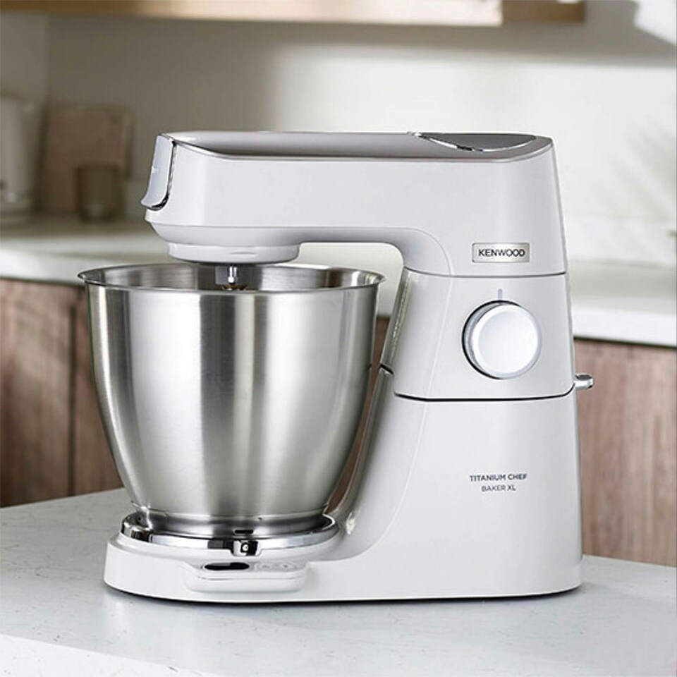image 1 of Kenwood Chef Baker XL Stand Mixer, 7L, White