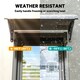 image 5 of Outsunny Outdoor Window Door Canopy with Awning Porch UV Water Cover Brown | Brown | Brown | 100 x 75 x 23 cm | 1