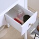 image 9 of 5 Drawer White Dressing Table With Round Mirror And Stool White