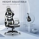 image 3 of Vinsetto Racing Gaming Chair w/ Lumbar Support, Gamer Office Chair, Black White