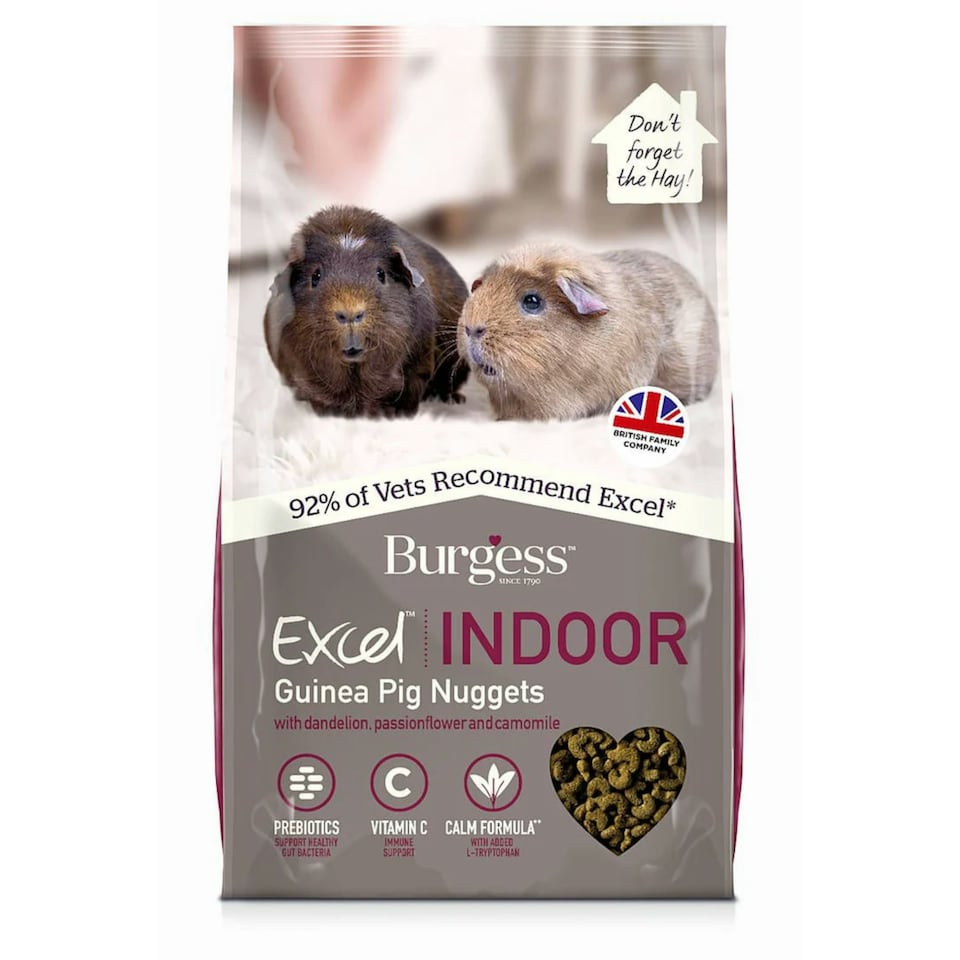 image 1 of Burgess Excel Indoor Guinea Pig - 1.5KG