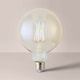 image 3 of ValueLights 1 Filament E27 Amber Glass Globe Light Bulb | Clear