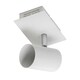 image 4 of CGC VENETO White Single GU10 Ceiling Spotlight Adjustable White
