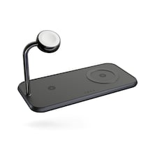Zens Dual+Watch Wireless Charger (incl. Wall Charger) - black