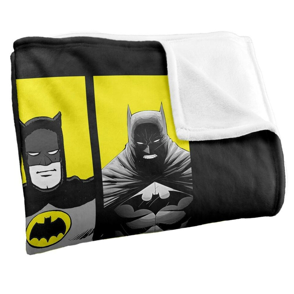 image 1 of Batman Character Montage 80th Blanket - Multicoloured - One Size