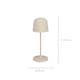 image 5 of EGLO Mannera - S Portable LED Table Light Sandy-Coloured | White