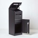 image 5 of SMART PARCEL BOX® Extra-Large Slanted Top Front Access Black Black