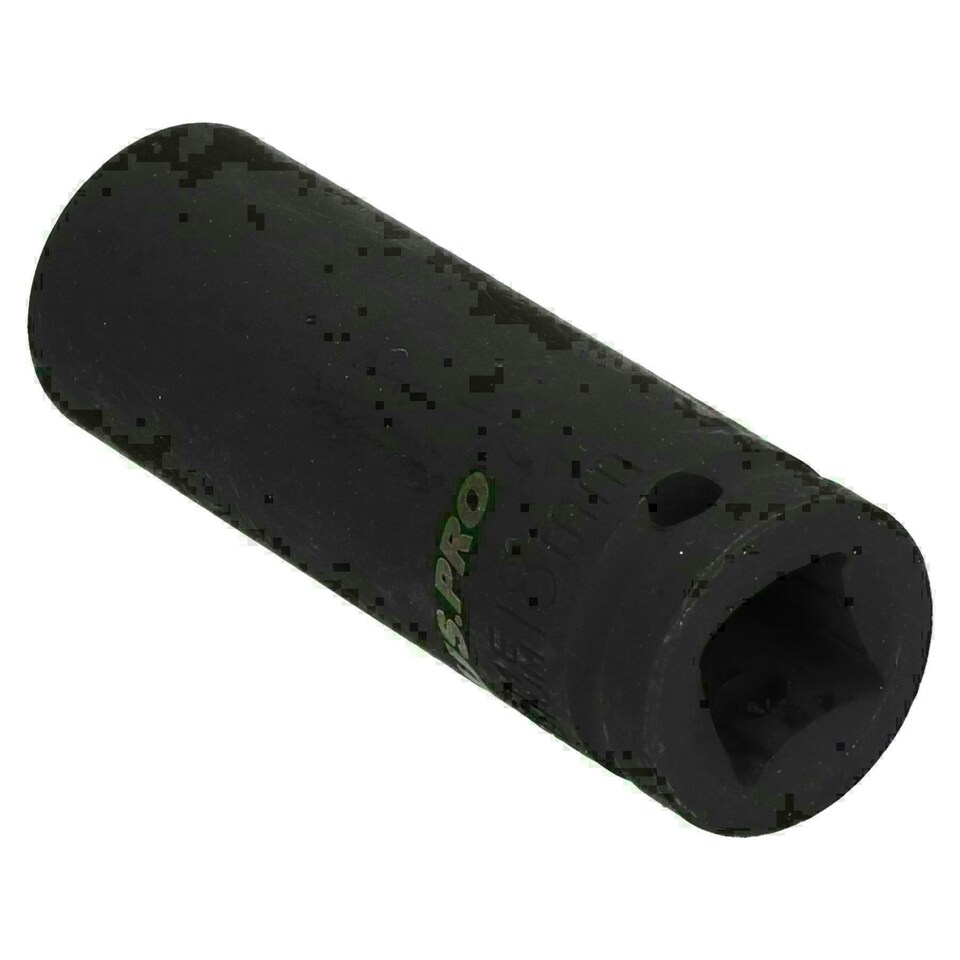image 1 of 18mm 1/2" Drive Double Deep Metric MM Impact Socket 6 Sided Single Hex