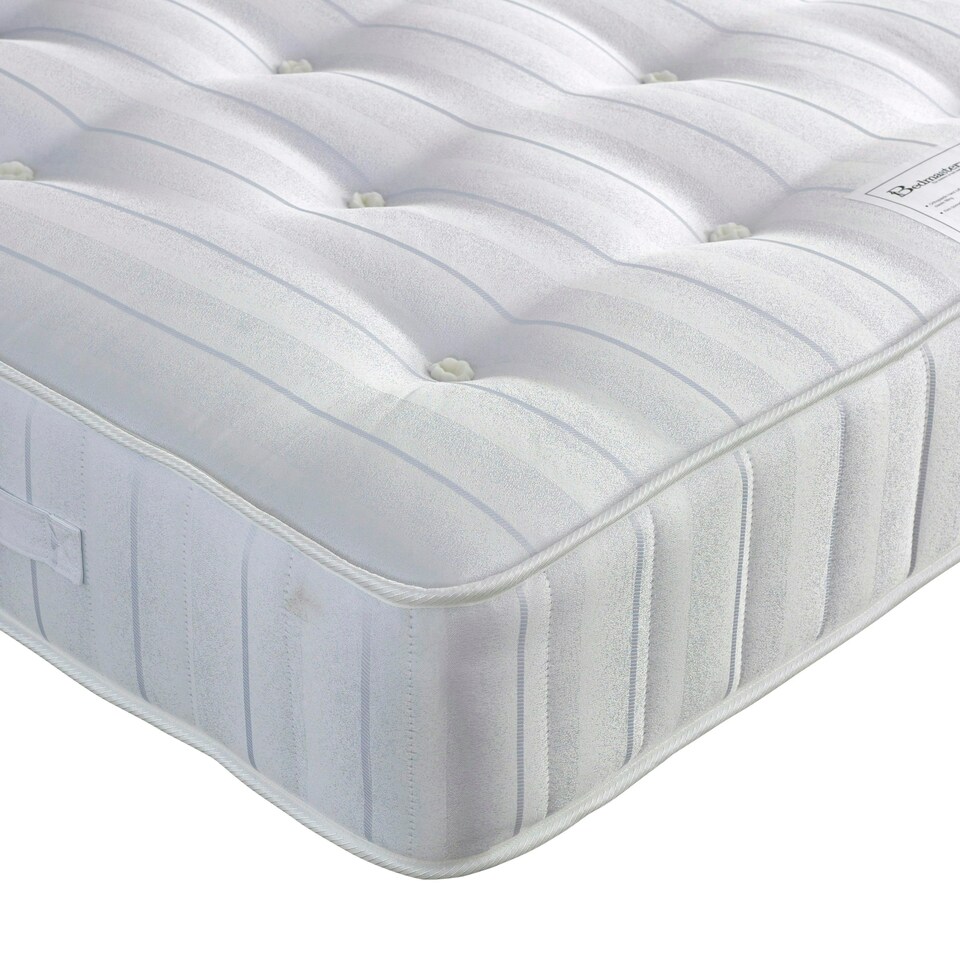 image 1 of Arizona White Wooden Bookcase Ottoman Storage Bed And Super Ortho Orthopaedic Mattress Double N/A
