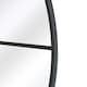 image 2 of The Fenestra - New Black XL Circular Window Metal Wall and Leaner Mirror 71" X 71" (180 x 180CM) Black