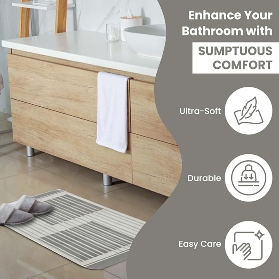 image 1 of Blue Canyon Berkeley Mat Almond Durable Anti Slip Indoor Outdoor Floor Mat