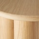 image 6 of Side Table Sisi - round, solid wood legs, rustic look Brown | Light Oak