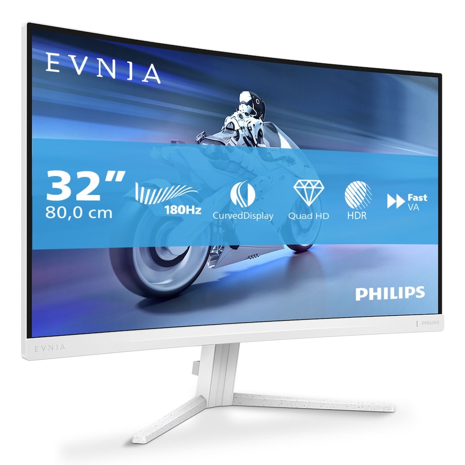 image 1 of Philips Evnia 5000 32M2C5501/00 computer monitor 80 cm (31.5 Inches) 2560 x 1440 pixels Quad HD LCD White