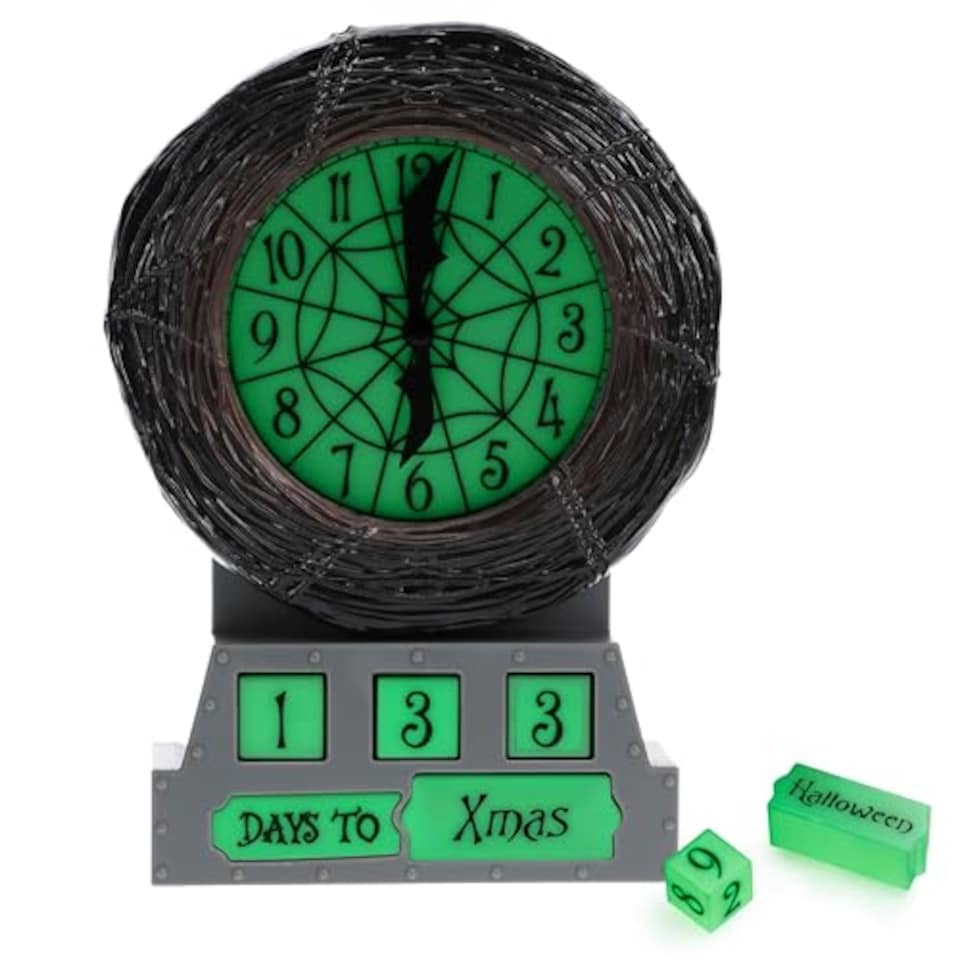 image 1 of Nightmare Before Christmas Countdown Alarm Clock | Multi