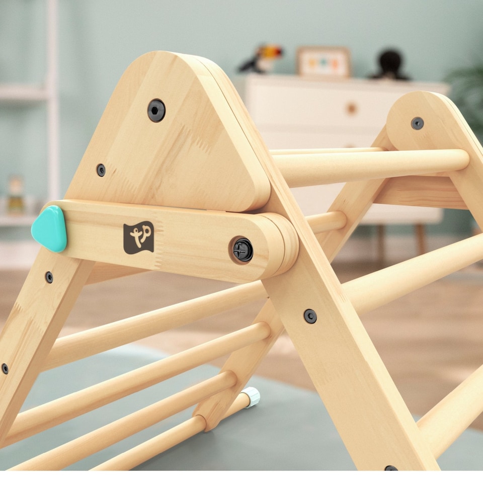 image 1 of Active-Tots Pikler Style Climbing Triangle, Bridge, Climbing Cube & Balance Board - FSC certified