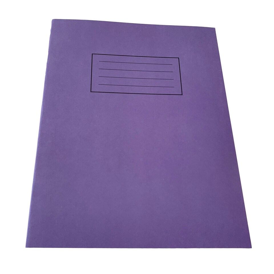 image 1 of Janrax 9x7" Purple 80 Pages Feint and Ruled Exercise Book