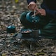 image 6 of Portable Folding Table | Black | Black | Small