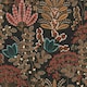 image 2 of Midnight Botanicals Multicoloured Wallpaper on Charcoal Red
