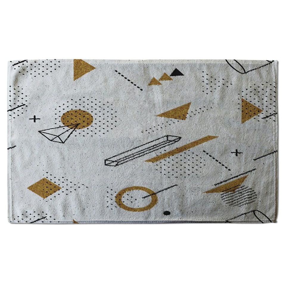 image 1 of Trendy geometric elements (Kitchen Towel)