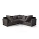 image 9 of Havana 5 Seat Rattan Corner Sofa Set with Drinks Cooler Coffee Table Grey | Grey
