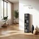 image 7 of CD DVD Storage Tower Media Display Unit Adjustable Shelves Wood Effect 102 CDs or 27 DVDs Black
