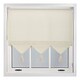 image 1 of 45cm Triangle Edge Sheer Linen Roller Blind | Metal Fittings