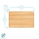 image 3 of Argon Tableware Wooden Butchers Block Chopping Board - 45cm x 30cm Brown